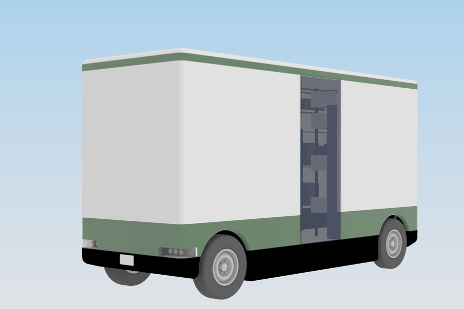 自動配送車両のイメージ